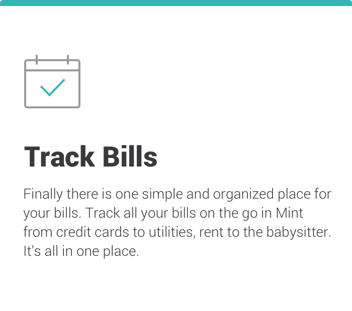 Track Bills Detail Card